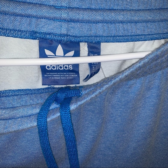 Adidas 3 Stripes 72%Cotton Drawstring Joggers Pant size Medium - Picture 8 of 13